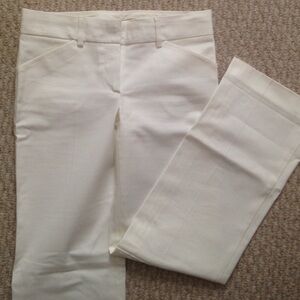 Theory Cream Ankle Pants